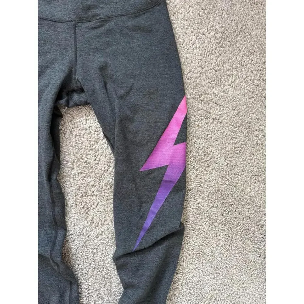 Aviator Nation Women’s Full-Length High Rise Bolt Fade Leggings Sz S - Picture 8 of 13